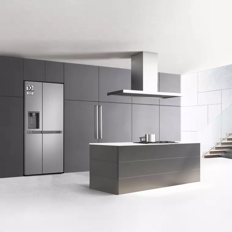 LG Outlet Frigorífico Side By side Serie 400, Inox antihuellas. E, 641 L, GSLC40PYPE.OUTLET